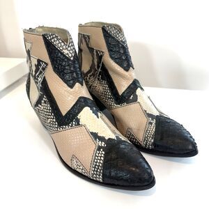 Amuse Society Matisse Last Call Western Festival Ankle Booties Women 8.5
